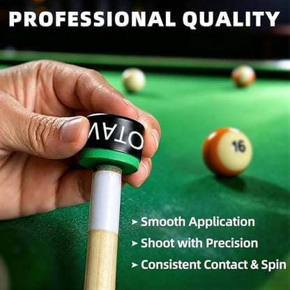 OTAVILEM Billiard Cue Chalk,Premium Pool Cue Chalk Billiard Pool Stick Chalk Billiards Chalk - color: Green