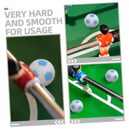 Abaodam 6pcs Foosball Balls Mini Football Game Accessories Tabletop Soccer Replacement Balls Bright for Adult Boys and Girls