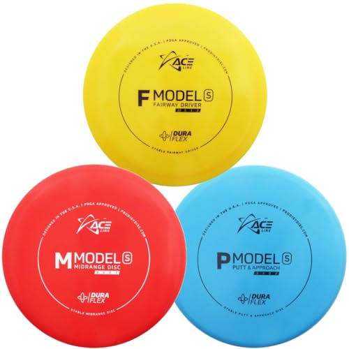 Prodigy Disc Golf Starter Set | 140-180g | Base Grip Or Duraflex | Glow | Putter, Midrange, Drivers | PDGA Approved Disc Golf Set