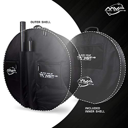 MVP Disc Sports Black Hole HD Transit Bag (Basket Not Included)