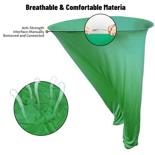 7 Pcs Granny Pants Yard Game Set – Large & Small Pants with 4 Bouncy Balls and 1 Air Pump,Fun Parent-Child Outdoor Game for Family Reunion, Group Parties & Backyard Activities - color: Green
