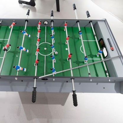 POPETPOP 3pcs Foosball Pole Replacement Foosball Table Pole Metal Machine Operation Table Soccer Bar Rod Desktop Machine Accessories Parts for Standard Table