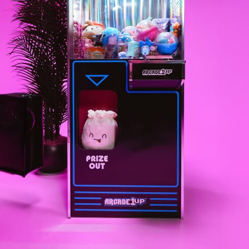 Arcade1Up Full-Size Claw Machine - Light-Up Marquee, Customizable - Perfect for Stuffed Animals, Plushies, Toys - Ultimate Arcade Game Room & Party Entertainment