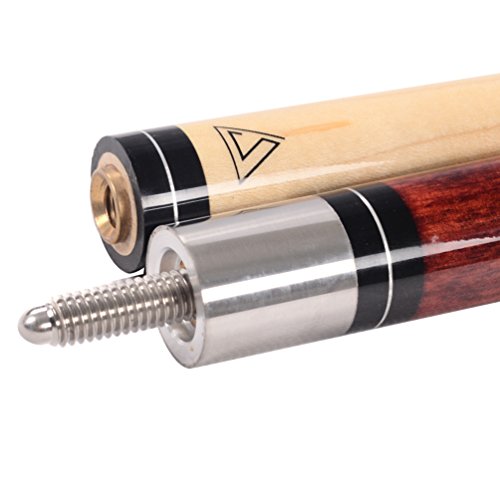 CUESOUL 19oz Pool Cue Sticks with Hard Pool Cue Case - color: E104-E102