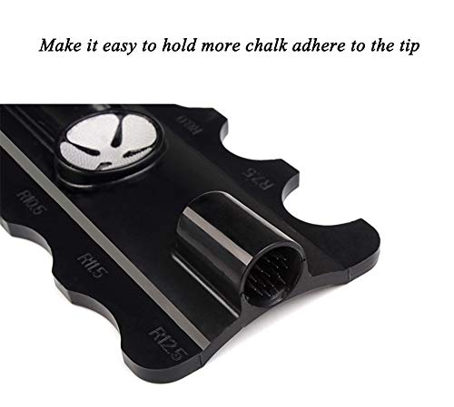 5 in 1 Snooker Pool Cue Repair Kit - Multifunctional Cue Tip Shaper Repair Tools, Shaper/Scuffer/Aerator