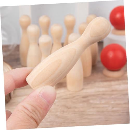 Abaodam 2Sets Bowling for Miniature Bowling Game for Fun Develop Motor Skills Concentration Parent Interactive Activity for Home