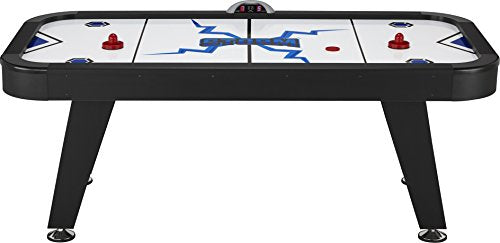 Fat Cat Storm 7 Foot Air Hockey Table for Adults with 80 CFM Motor, LED Electronic Scorer, Hockey Table with Pucks and Paddles Included