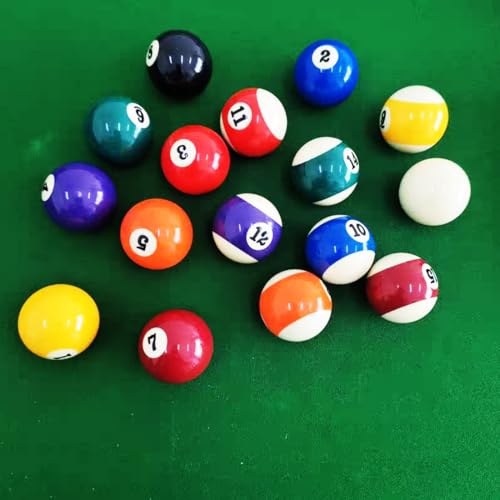 Replacement Billiards Ball, 2-1/4" Regulation Size, Object Balls with Cue Ball & Billiard #8 Ball, Standard Billiards Ball Accessories - color: 7