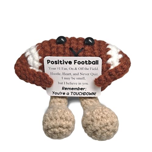 Handmade Collectible Football - Emotional Support Decor,Funny Gift for Football Lovers,Best Friend,Brother,Team Mate,Home Office Man Cave Decor,Footballs Gameday Accent,Sports Fan Gift - color: Football
