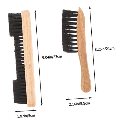 POPETPOP Billiards Pool Table Brush Kit 1 Brush Set Felt and Rail Cleaner for Dust Removal Pool Table Cleaning Tool
