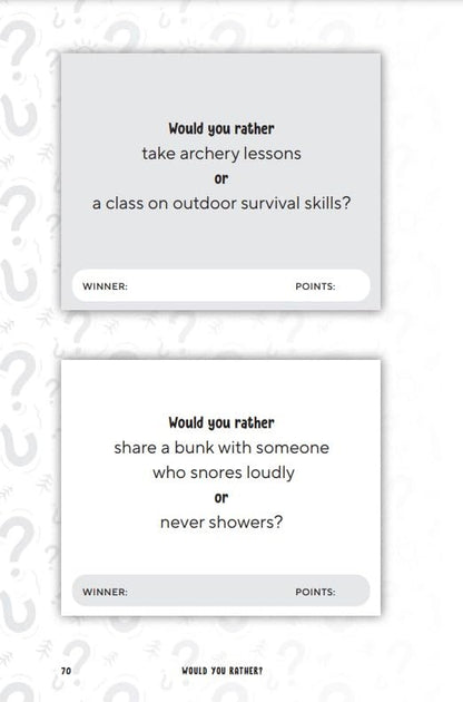 Would You Rather? Summer Edition: Laugh-Out-Loud Game for Camping, Road Trips, and Vacation Travel