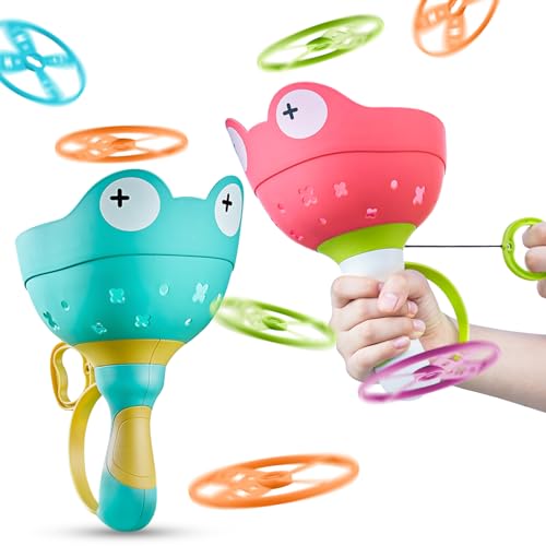 pamexin Outside Toys for Kids Ages 4-8 - Manual Capture Catching Game - Toddler Chasing Toy for Boys & Girls, Ages 3-7 - Outdoor Fun Family Games - style: Red+Green