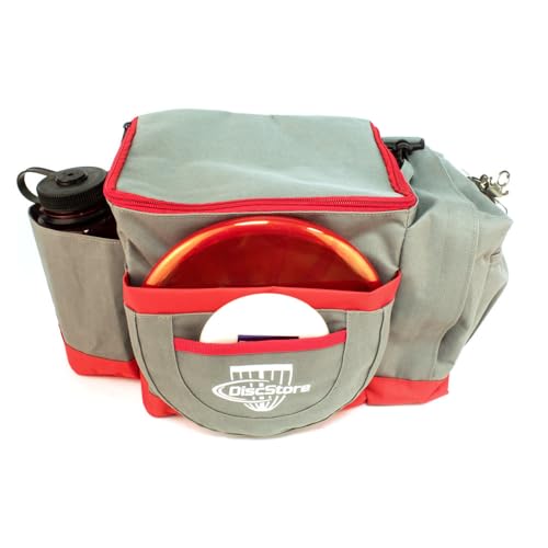 Disc Store Tournament Disc Golf Bag - Small and Lightweight Satchel Bag for Golf Discs - Fits 12 Discs - Durable and Water Resistant - Great for Tournament or Casual Outdoor Play