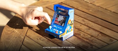 My Arcade Mega Man Nano Player Pro: 4.8" Portable Arcade with 6 Games, 2.4" Screen, Retro - style: Mega Man