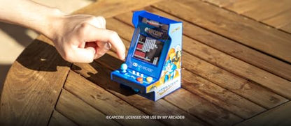 My Arcade Mega Man Nano Player Pro: 4.8" Portable Arcade with 6 Games, 2.4" Screen, Retro - style: Mega Man