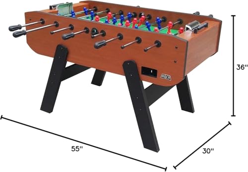 KICK Solstice 55" Foosball Table – Professional Full-Size Indoor Game Table