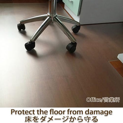 Chair Mat for Hard Floors Clear Frosted Desk Floor Mat Large Table Cover for Bedroom Dresser Kitchen Rolling Chair Thickness 0.06in Scratch Proof Waterproof Grime Proof(16x36in) - size: 16x36in