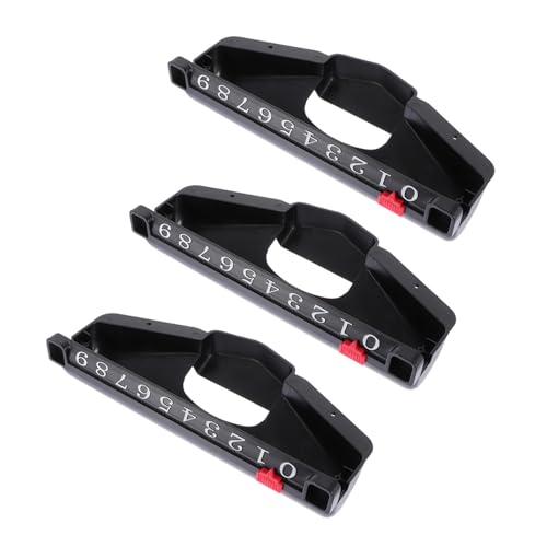 3pcs Hockey Scoring Counters Compact Table Scorekeepers for Air Hockey Games Easy to Carry and Use Compatible Standard Tables