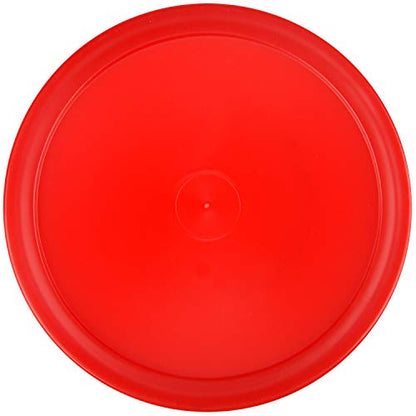 ONE250 Air Hockey Pushers and Red Air Hockey Pucks, Goal Handles Paddles Replacement Accessories for Game Tables (4 Striker, 4 Puck Pack) - color: Blue