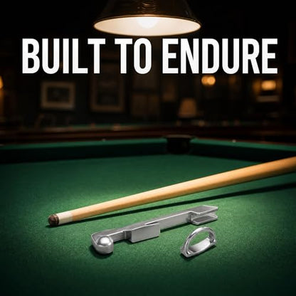 2Sets Pool Cue Repair Kit Billiard Cue Tip Clamp Tool Aluminum Alloy Cue Stick Tip Repair Kit for Pool Table Replacement Accessories
