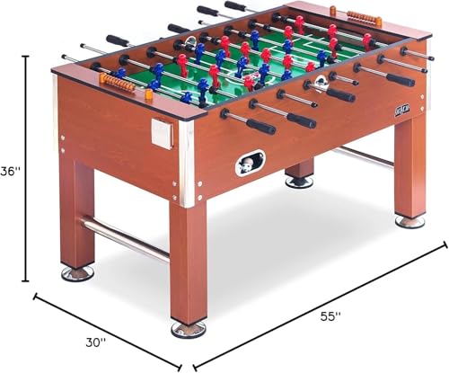 KICK Splendor 55" Foosball Table – Professional Full-Size Indoor Game Table