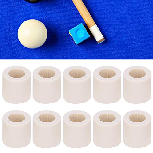 40Pcs Fiber Billiards Stick Pool Cue Ferrules Tubes Replacement Parts Repair Accessories Leisure Sports Game Room Cue Ferrule Pool Replacement Kit Stick Ferrules Kamui - size: 13MM 0.5 inch
