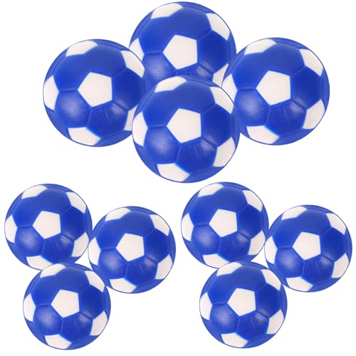 Mipcase 36mm Table Football Balls 10pcs Replaceable Soccer Game Accessories for Foosball Tables Mini Footballs for Boys and Girls Tabletop Games