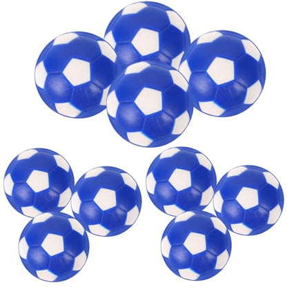 Mipcase 36mm Table Football Balls 10pcs Replaceable Soccer Game Accessories for Foosball Tables Mini Footballs for Boys and Girls Tabletop Games