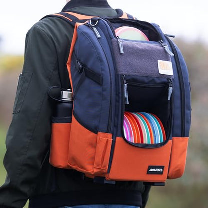 Axiom Discs Voyager Series Backpack Disc Golf Bag (Choose Your Color and Size) - color: Aqua/Emerald, style: Voyager Slim