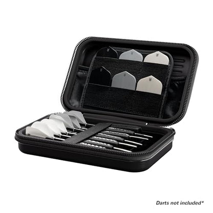 Target Darts Takoma XL Darts Wallet Case, Grey – Holds 6 Darts, Protective EVA Holder with Double Zip Lock Pouches – Professional Dart Accessories - color: Grey