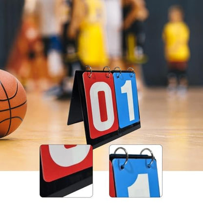 Sports Scoreboard Flip Score Board 2 Digits Scorekeeper Tabletop Table Score