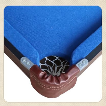 Seydrey 54" Folding Pool Table, Portable Space-Saving Billiard Game Table for Game Room & Office