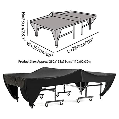 Table Tennis Water All Weather-Protection Ping-Pong Table Indoor Outdoor Use 110x60x28.7In