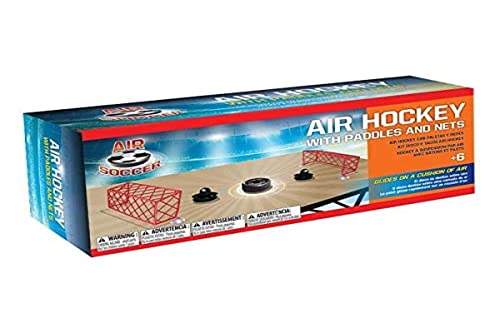 Air Hockey Table Top Set with Paddles & Nets Action Game for Kids and Adults