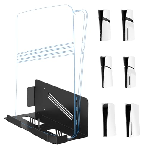 Wall Mount Storage Bracket Organizers for Game Console & Display Space Saving Designs Easy Installation Multifunctional