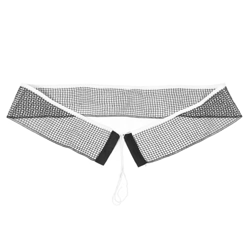 POPETPOP Standard Table Tennis Net 182x15cm Portable Black Nylon Table Tennis Net for Indoor/Outdoor Training