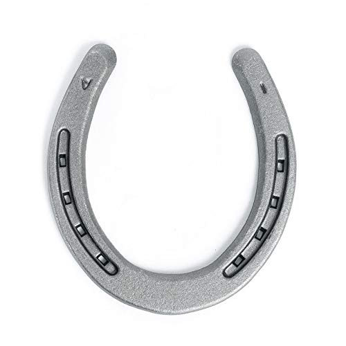 Steel Horseshoes Set for Horses, Crafts, Decorations and Backyard Games - Size 1 - Plain - 1 Shoe - size: 1