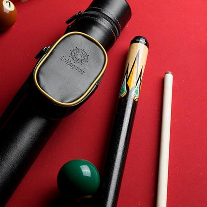 Collapsar CA Pool Stick with 1X1 Hard Case,58" Maple Professional Billiard Cue Stick,19-21 oz Pool Cue Set - color: CA003+Joint Protector+Hard Case, size: 20 ounce