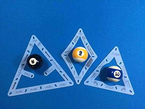 Accu-Rack Outsville Billiards Template Set (Solo, Diamond 9 and Pro 10)