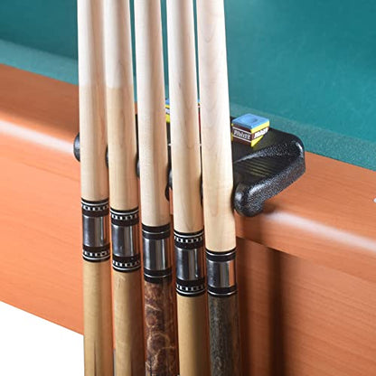 CROWN ME Cue Hoder, Cue Rest Cue Stick Holder, Portable Weighted Billiard Cue Rack with Chalk Holder, Pool Cue Holder, 5 Holes - style: 5 Holes