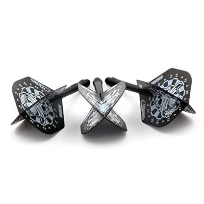 CUESOUL Jazz-Metal ROST Integrated Dart Shaft and Flights Standard Shape,Set of 3 pcs - color: CS-JMAK51XKLTB