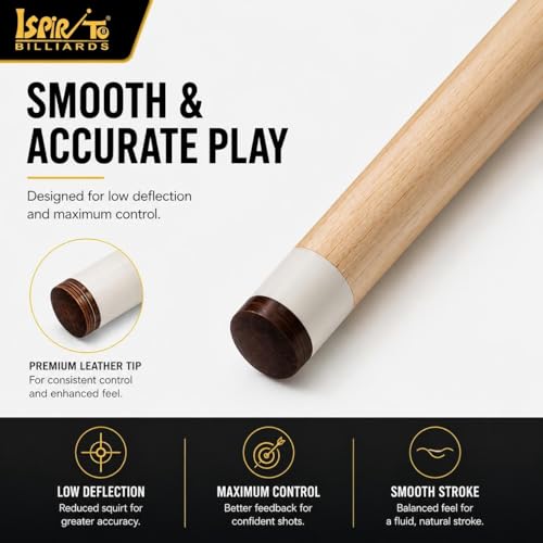 Pool Sticks Billiard Cues 2-Piece 58 Inch Pool Table Sticks 19 oz 13mm Glue-on Tips Hardwood Wooden Pool Cues Stick Set of 2/4 / 6 - style: Pack of 2