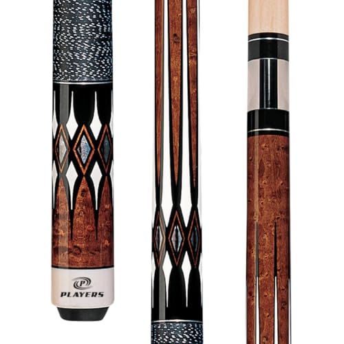 Players 58" 2-Piece North American Hard Maple Billiard Pool Stick - size: 18.5 Ounce