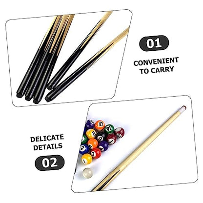 TOYANDONA Wooden Pool Cue Stick Billiard Cue for Lightweight Durable for Learning and Spaces Billiard Tool for Boys
