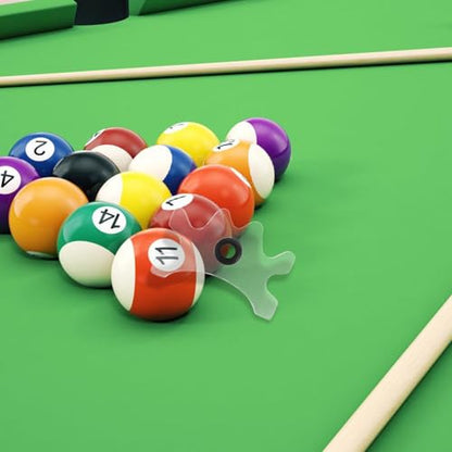 Billiards Rack Portable Cue Stick Claw Rack Table Pool Cue Holder Freestanding Pool Stick Holder Chalk Billiard Chalk Transparent Acrylic