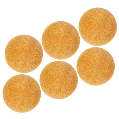 ibasenice 6pcs Table Soccer Table Football Replacements Adult Foosball Desk Game Balls Foosball Accessories