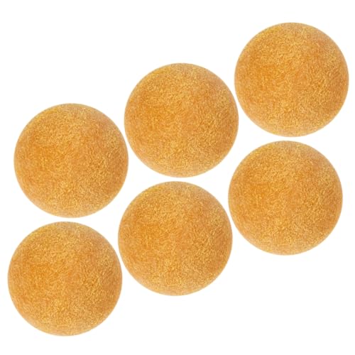 ibasenice 6pcs Table Soccer Table Football Replacements Adult Foosball Desk Game Balls Foosball Accessories