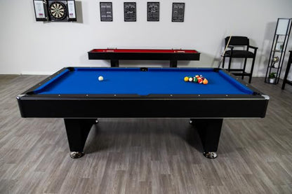Hathaway Hustler Tournament Pool Table – Includes Cue Sticks, Billiard Balls, Automatic Ball Return – Perfect for Competitive Players and Family Games Room - size: 7-Feet