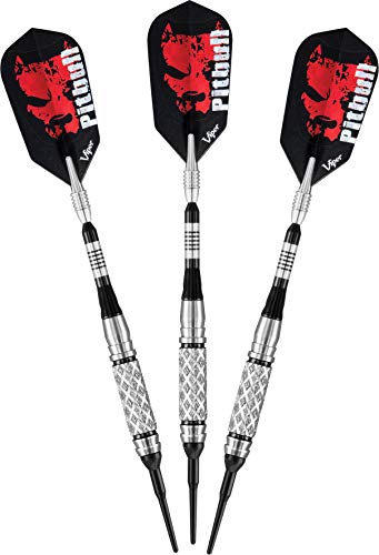Viper Pitbull 90% Tungsten Soft Tip Dart Set, 18 Grams - style: Medium Knurling (18 Grams)