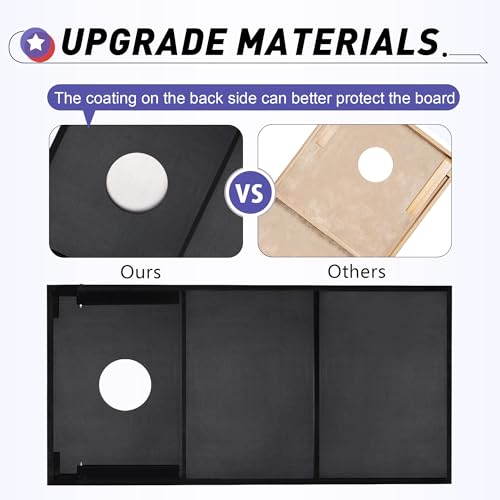 4x2 Ft Cornhole Boards Set, Premium Regulation Size Cornhole Boards with 8 All-Weather Bean Bags, Carrying Case and Scoreboard
